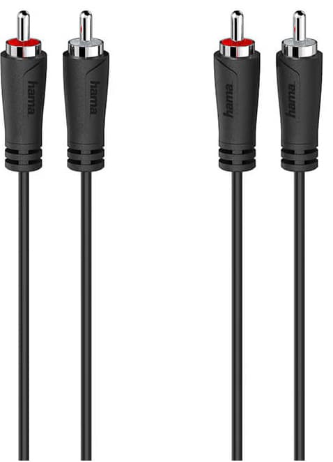 Hama äänikaapeli 2 x RCA - 2 x RCA (5 m)