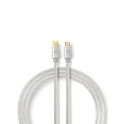 USB 2.0 -Synkronointi- ja Latauskaapeli | Kullattu, 3,0 m | USB-Câ„¢-Urosliitäntä