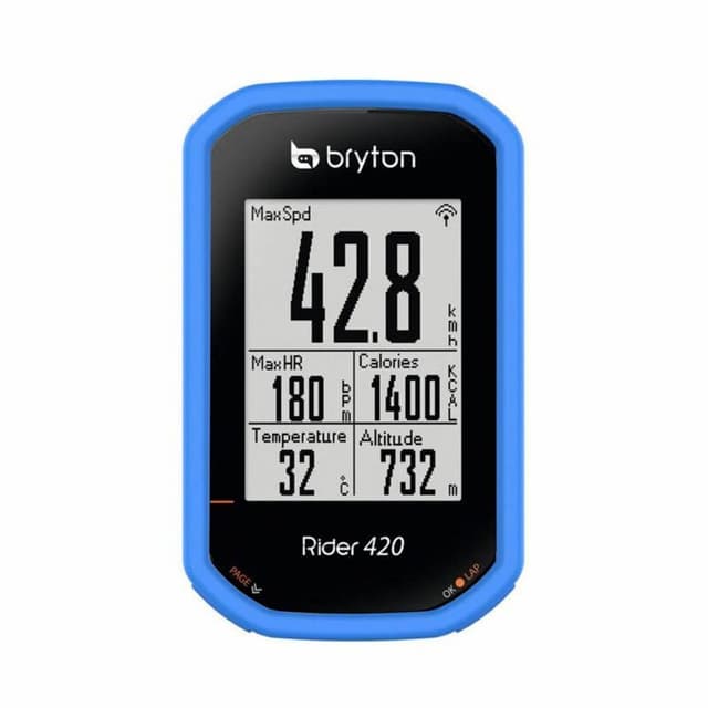 Silikonikotelo Bryton Rider 420 E - Sininen