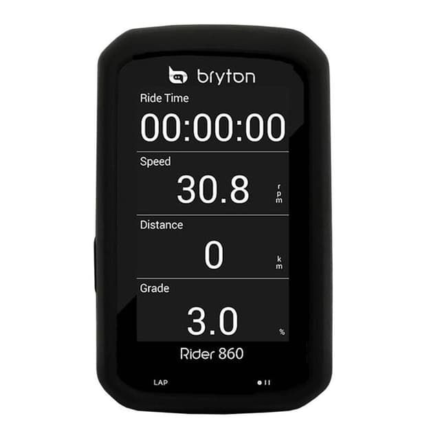 Silikonikotelo Bryton Rider 860 E - Musta