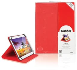 Tablet-Laitteen Taiteltava Suojakotelo 8"" / Yleismallinen Punainen