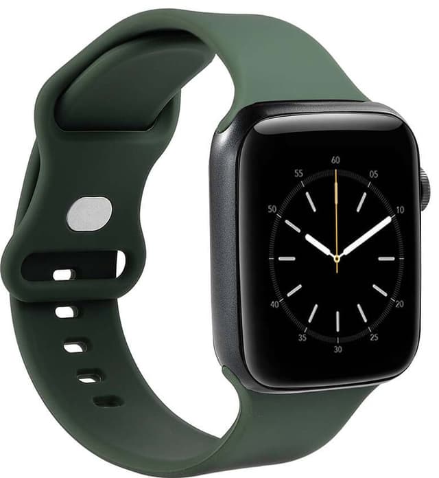 Gear silikoninen Apple Watch ranneke 38-41 mm (oliivinvihreä)
