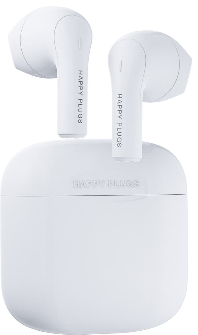 Happy Plugs Joy täysin langattomat in-ear kuulokkeet (valkoinen)