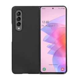 Nahka kuori Samsung Galaxy Z Fold 4 - Musta