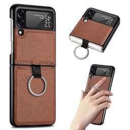 Ring kotelo Samsung Galaxy Z Flip 4 - Ruskea
