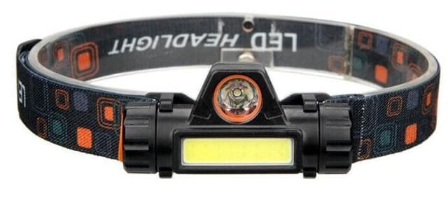 Ladattava otsalamppu 1xQ5+1xCOB