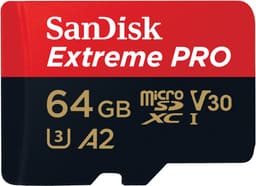 SanDisk Extreme PRO® 64GB microSDXC™ UHS-I card with Adapter