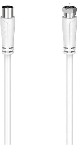 Hama SAT F-Coax 90 dB antennikaapeli (valkoinen, 3 m)