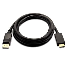 V7 V7DP2HD-03M-BLK-1E, 3 m, DisplayPort, HDMI, Hankoppling, Hankoppling, Rak
