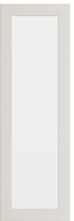 Epoq Trend Warm White lasinen kaapinovi keittiöön 30x92 cm