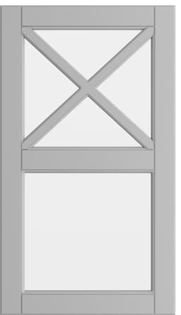 Epoq Heritage vitriiniovi 40x70 keittiöön (vaaleanharmaa)