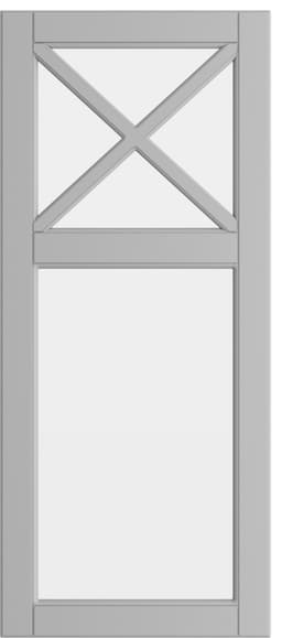Epoq Heritage vitriiniovi 40x92 keittiöön (vaaleanharmaa)