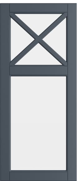 Epoq Heritage vitriiniovi 40x92 cm keittiöön (siniharmaa)