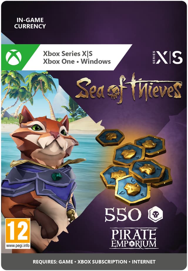 Sea of Thieves Castaway’s Ancient Coin Pack – 550 Coins - PC Windows,X