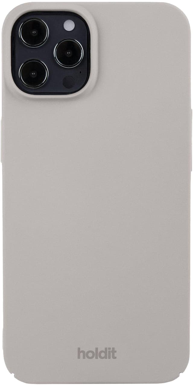 Holdit Slim Case iPhone 12/12 Pro suojakuori (taupe)