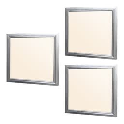 ECD Germany LED-paneeli 12W - 30 x 30 cm - 3-pack - Ultraslim Thin - SMD 3014 -