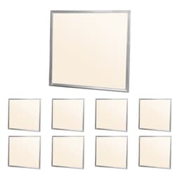 ECD Germany LED-paneeli 36W - 62 x 62 cm - 9-pack - Ultraslim ohut - SMD 3014 -