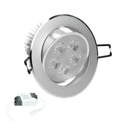 LED upotettava valonheitin 5W, viileän valkoinen, pyöreä