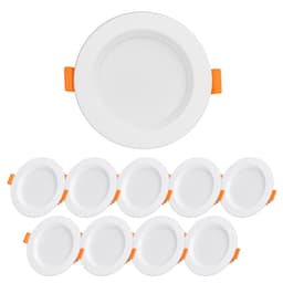 LED uppopaneeli Ø 17 cm 12 Watt lämmin valkoinen