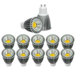 ECD Germany 10-pack GU10 COB Spot 9W - n. 552 lumenia - korvaa 60W