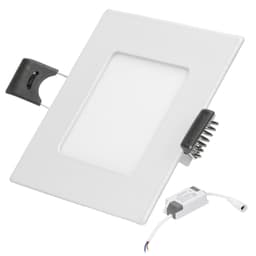 LED-paneeli upotettava valonheitin 3W, neutraali valkoinen, kulmikas