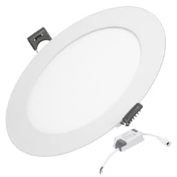 LED-paneeliin upotettava valonheitin 9W, viileän valkoinen, pyöreä