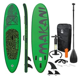 Ilmatäytteinen Stand Up Paddle Board Makani, vihreä, 320x82x15 cm.