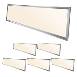 ECD Germany LED-paneeli 42W - 120 x 30 cm - 6-pack - Ultraslim Thin - SMD 3014 -