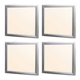 ECD Germany LED-paneeli 12W - 30 x 30 cm - 4-pack - Ultraslim Thin - SMD 3014 -