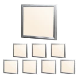 ECD Germany LED-paneeli 12W - 30 x 30 cm - 8-pack - Ultraslim Thin - SMD 3014 -