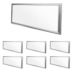ECD Germany LED-paneeli 18W - 60 x 30 cm - 7-pack - Ultraslim Thin - SMD 3014 -