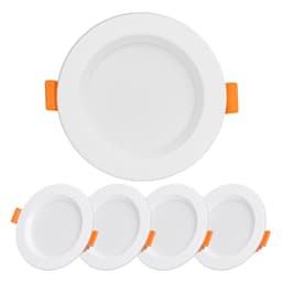 LED uppopaneeli Ø 17 cm 12 Watt lämmin valkoinen