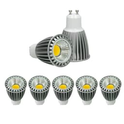 5 x LED COB GU10 valokeilassa lamppu lamput upotettu valonheittimet neutraali