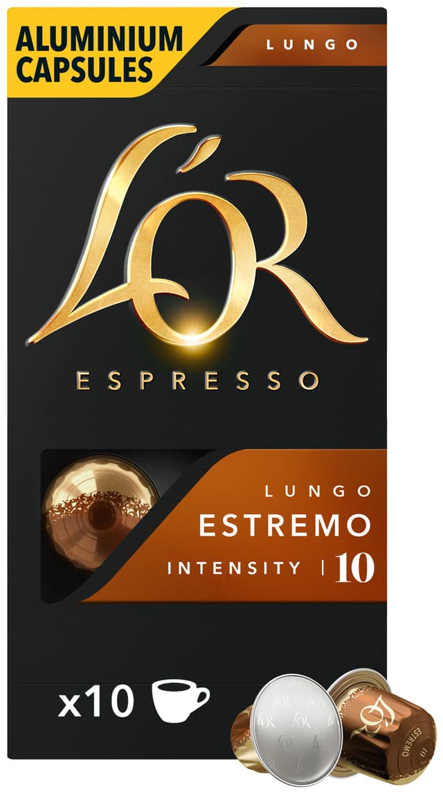 L'Or Lungo Estremo 10 kahvikapselit (10 kpl)
