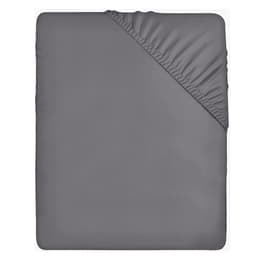 Vedenpitävä patjansuoja patjan päällinen Harmaa 135x190x30 cm