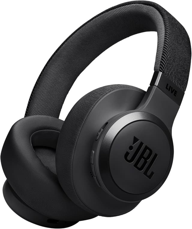 JBL Live 770NC langattomat around-ear kuulokkeet (musta)