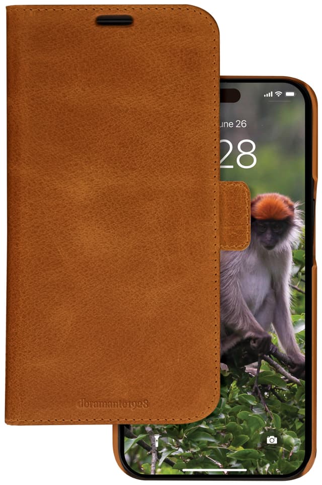 Dbramante1928 Lynge iPhone 15 Pro Max lompakkokotelo (ruskea)