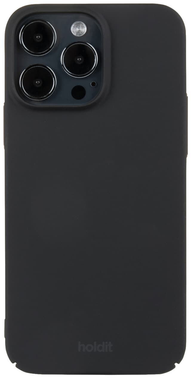 Holdit Slim Case iPhone 15 Pro Max suojakuori (musta)