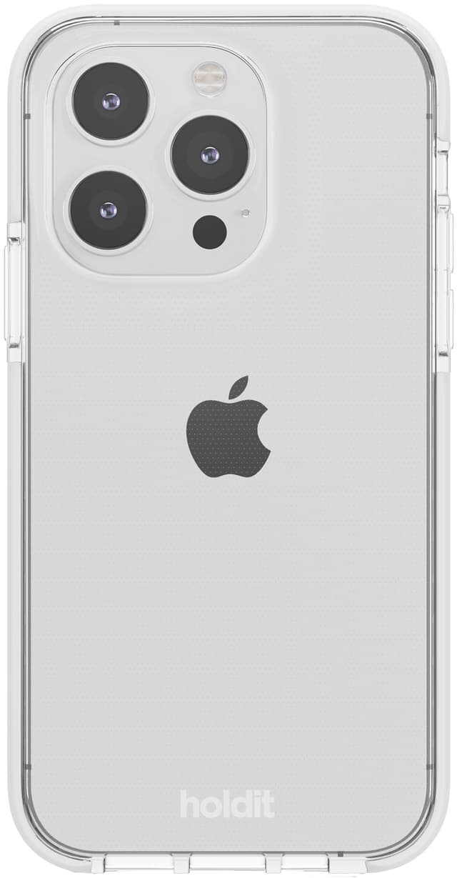 Holdit Seethru iPhone 15 Pro suojakuori (valkoinen)