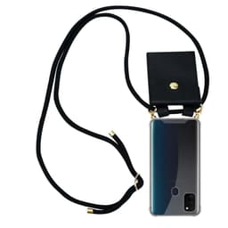 Samsung Galaxy M21 / M30s Suojakuori Kotelo (Musta)