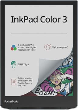 PocketBook InkPad Color 3 eBook 32 GB e-kirjan lukulaite (musta)