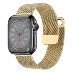 Milanese kellon renneke Apple Watch 9 (45mm) - Kulta