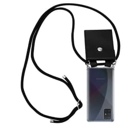 Samsung Galaxy A71 4G Suojakuori Kotelo (Musta)
