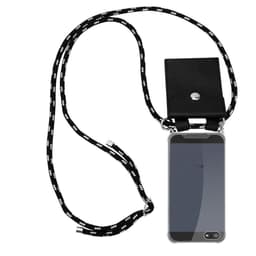 iPhone 5 / 5S / SE 2016 Suojakuori Kotelo (Musta)