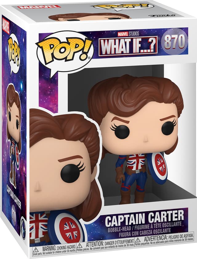 Funko Pop! Vinyl Marvel What If...? Captain Carter figuuri