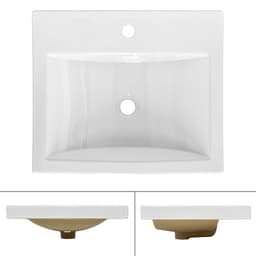 ML-Design keraaminen pesuallas valkoinen 54,5x16x41,5cm