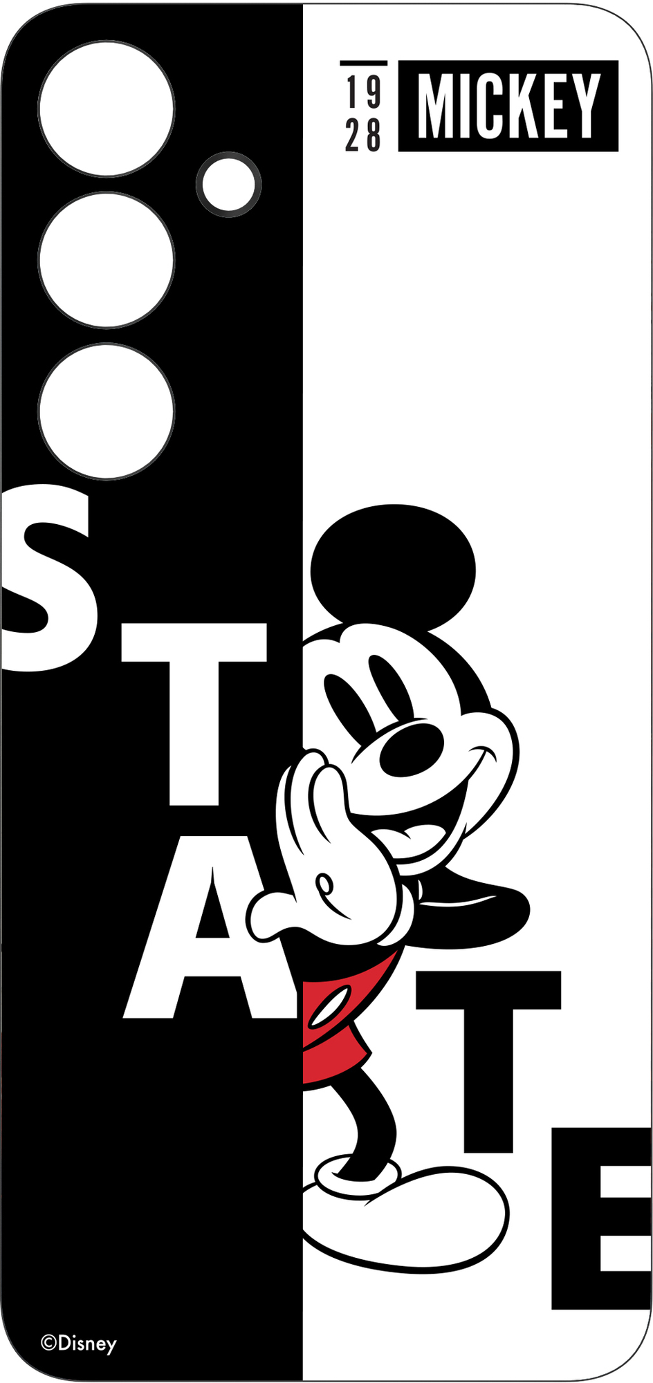 Samsung Galaxy S24 Plus Flipsuit Card kortti (Mickey)