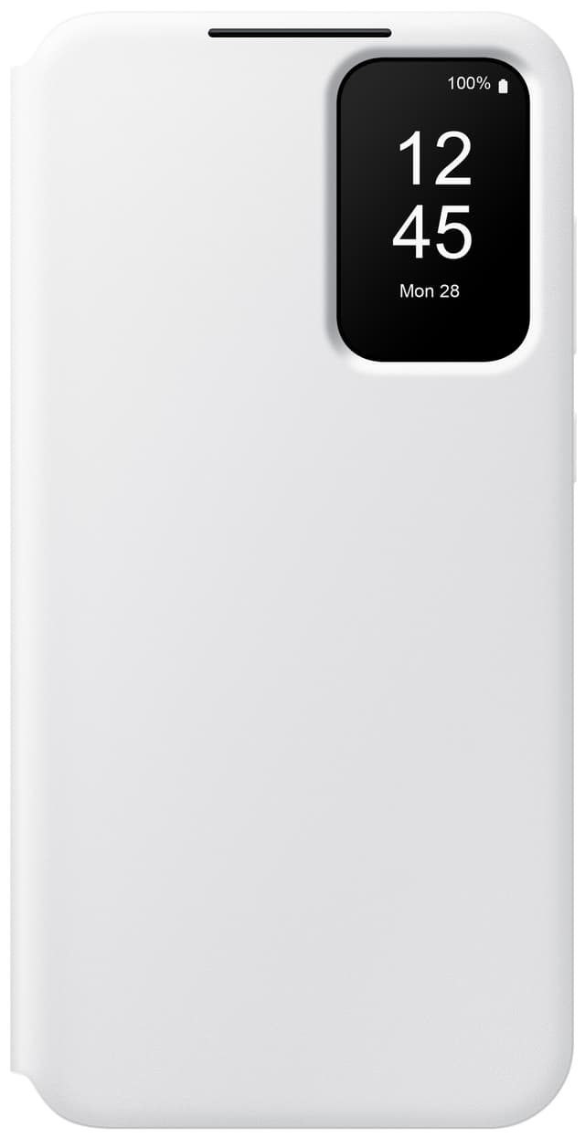 Samsung Galaxy A35 5G Smart View Wallet lompakkokotelo (valkoinen)