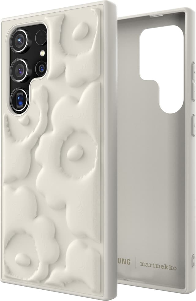 Samsung Galaxy S24 Ultra Marimekko Embossed suojakuori (beige)