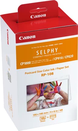 Canon RP-108 muste- ja paperipakkaus